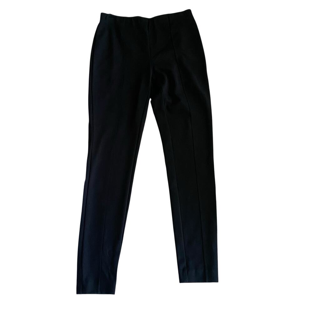 J. Jill Ponte Leggings Size Small in Black Viscose Blend Comfy Casual Everyday